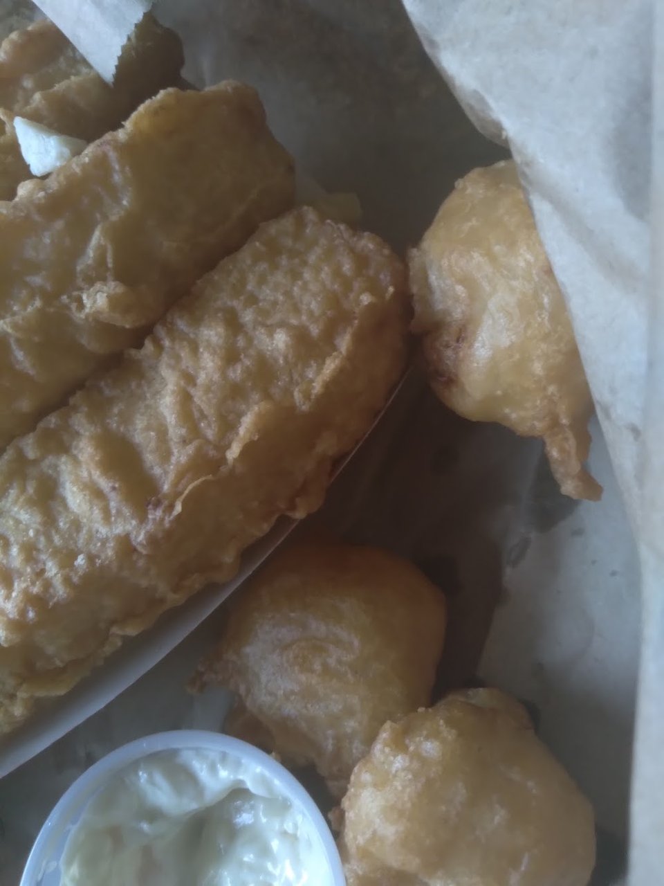 Fish & Chips and Mushrooms